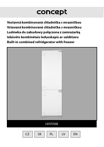 Rokasgrāmata Concept LKV5560 Ledusskapis ar saldētavu