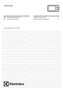 Manual Electrolux EMM20K22BA Microwave