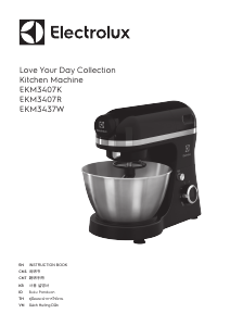 Handleiding Electrolux EKM3407R Standmixer