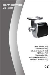 Manual Emerio MG-130207 Meat Grinder