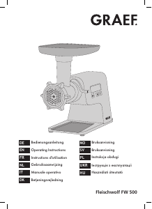 Посібник Graef FW 500 М'ясорубка