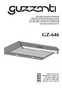 Handleiding Guzzanti GZ 646B Afzuigkap