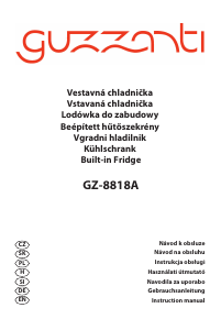 Návod Guzzanti GZ 8818A Chladnička