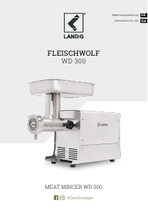 Manual Landig WD 300 Meat Grinder