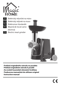 Manual Magic Home Moler Meat Grinder