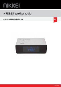 Handleiding Nikkei NRDB15GY Wekkerradio