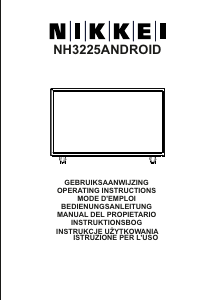 Brugsanvisning Nikkei NH3225ANDROID LED TV