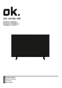 Handleiding OK ODL 43740U-DIB LED televisie