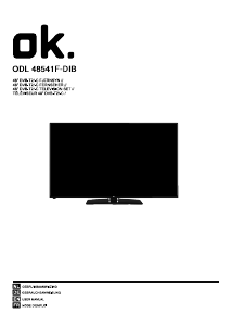 Bedienungsanleitung OK ODL 48541F-DIB LED fernseher