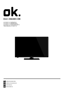 Handleiding OK ODL 24640H-DB LED televisie