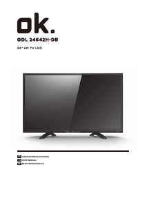 Manual OK ODL 24642H-DB LED Television