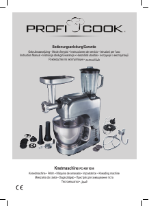 Mode d’emploi Proficook PC-KM 1004 Robot de cuisine