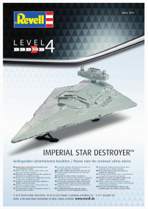 Handleiding Revell set 06052 Star Wars Imperial Star Destroyer
