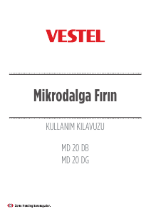 Kullanım kılavuzu Vestel MD 20 DB Mikrodalga