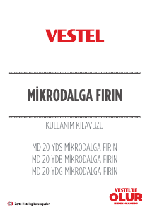 Kullanım kılavuzu Vestel MD 20 YDB Mikrodalga