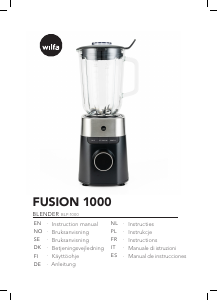 Bruksanvisning Wilfa BLP-1000 Fusion 1000 Hurtigmikser