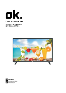 Manual OK ODL 32644H-TB LED Television