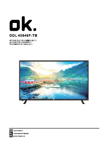 Handleiding OK ODL 40646F-TB LED televisie