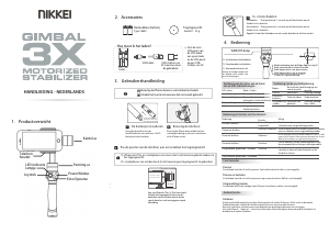 Handleiding Nikkei GIMBAL3X Gimbal