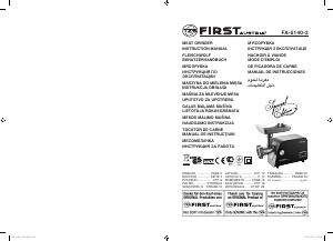 Manual de uso First Austria FA-5140-2 Picadora de carne