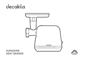 Manual Decakila KUMG004W Meat Grinder