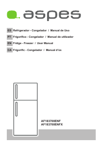 Manual Aspes AF183700ENF Fridge-Freezer