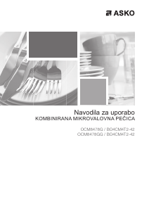 Priročnik Asko OCM8478G Pečica