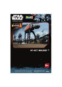 Bedienungsanleitung Revell set 06754 Star Wars AT-ACT walker