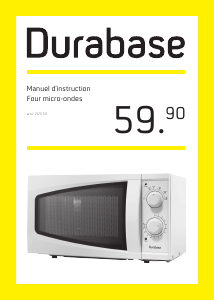 Mode d’emploi Durabase 7173.717 Micro-onde
