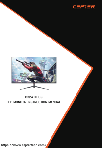 Handleiding Cepter C32ATILIUS LED monitor