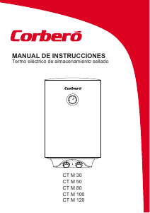 Handleiding Corberó CTM100 Boiler