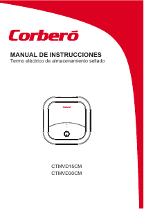 Manual de uso Corberó CTMVD15CM Calentador de agua