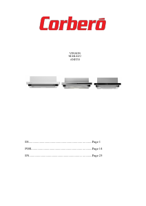 Handleiding Corberó VINSON635X Afzuigkap