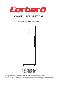 Bedienungsanleitung Corberó CCVH18524NFX Gefrierschrank