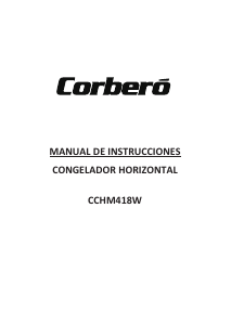 Manual Corberó CCHM418W Congelador