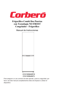Bedienungsanleitung Corberó CCH18584NFX Kühl-gefrierkombination