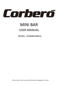 Manual Corberó CFMMB430BLGL Refrigerator