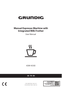 Bedienungsanleitung Grundig KSM 4330 Espressomaschine