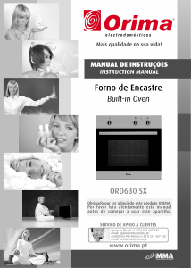 Manual Orima ORD 630 SX Forno
