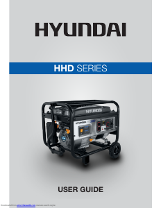 Handleiding Hyundai HHD3500 Generator