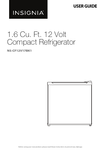 Handleiding Insignia NS-CF12V17BK1 Koelkast