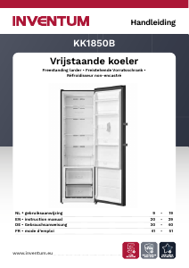 Handleiding Inventum KK1850B Koelkast