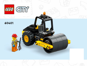 Manual Lego set 60401 City Steamroller