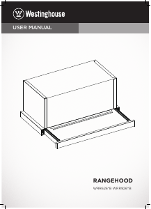 Manual Westinghouse WRR626SB Cooker Hood