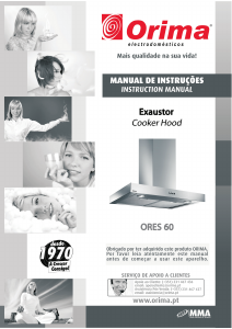 Manual Orima ORES 60 Cooker Hood