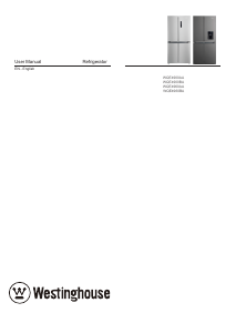 Handleiding Westinghouse WQE4960AA Koel-vries combinatie