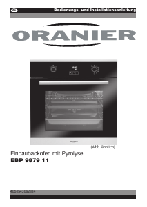 Bedienungsanleitung Oranier EBP 9879 TC Backofen