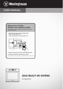 Handleiding Westinghouse WVG6515SD Oven