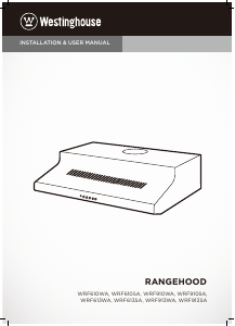 Manual Westinghouse WRF913SA Cooker Hood