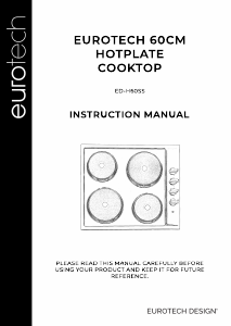 Handleiding Eurotech ED-H60SS Kookplaat